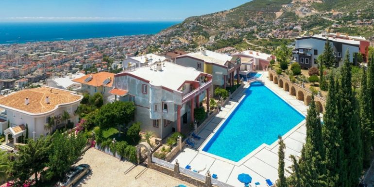 alanya penthouse with fantastic view in tepe 7