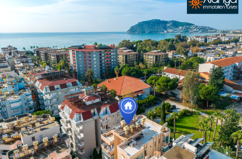 alanya center 3 room apartment close to the beach newly furnished