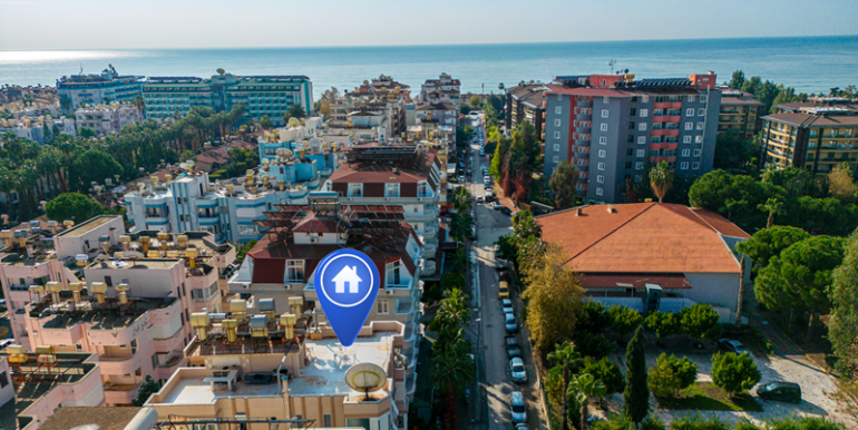 alanya zentrum 3 zimmer wohnung strandnahe neu möbeliert 2