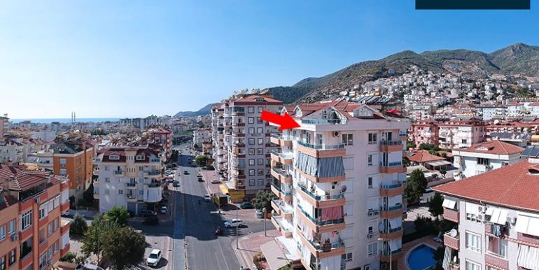 alanya zentrum penthouse 4+1 in renoviertem zustand 2