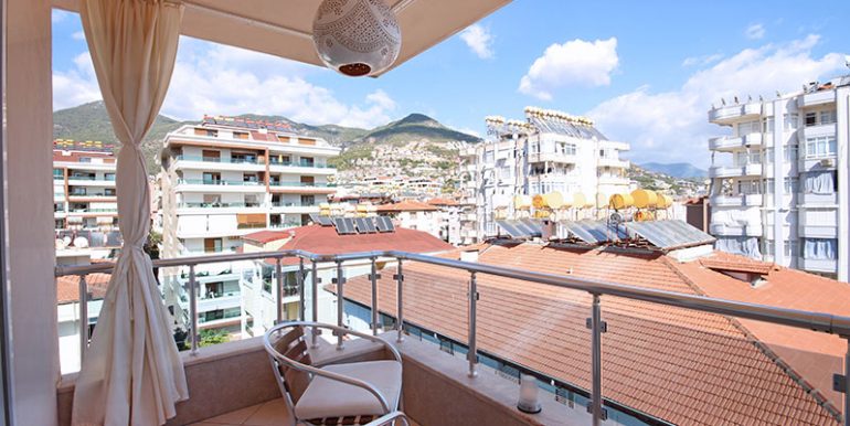alanya zentrum penthouse 4+1 in renoviertem zustand 40