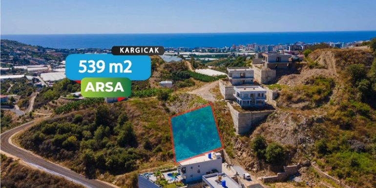 539 m2 bau grundstück alanya kargicak 6