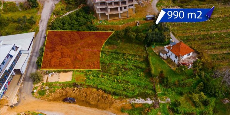 990m2 bau grundstück in alanya oba zu verkaufen 4