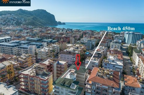 Alanya Kleopatra beach location apartment for 115000 euros