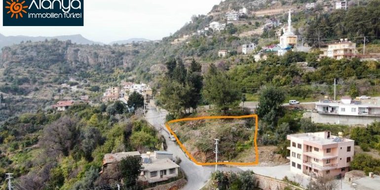 bau grundstück in alanya oba zu verkaufen 1