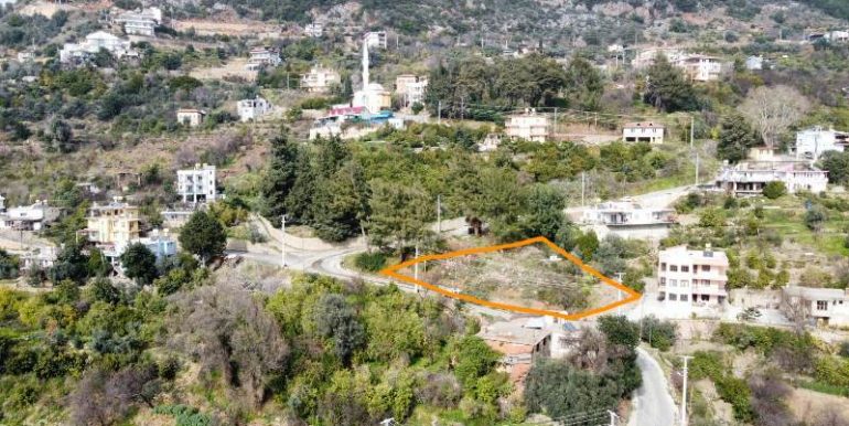 bau grundstück in alanya oba zu verkaufen 4