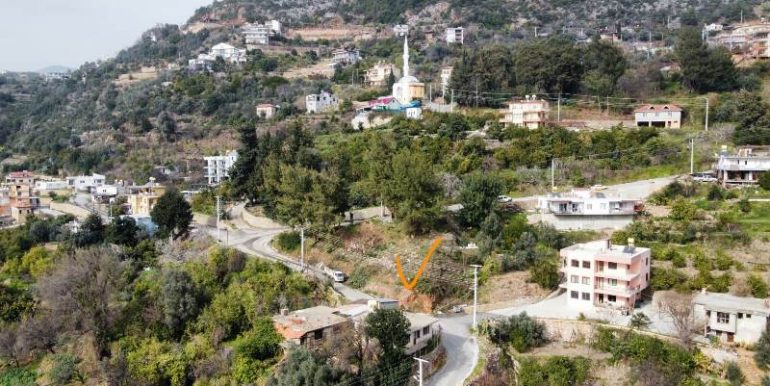 bau grundstück in alanya oba zu verkaufen 7