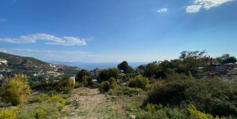 meerblick 1.398 m2 grundstück alanya tepe zu verkaufen 6