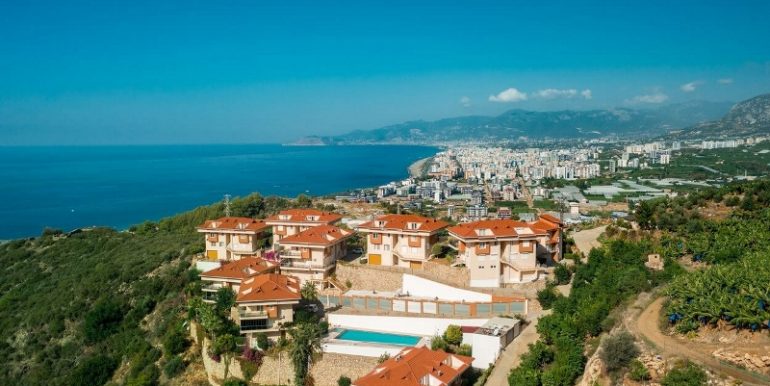 Schöne Meerblick Wohnungen in Alanya Zu verkaufen 17