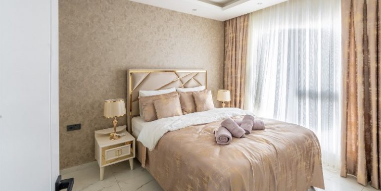 Neubau Meerblick Wohnung Alanya Meereslinie Möbliert 6