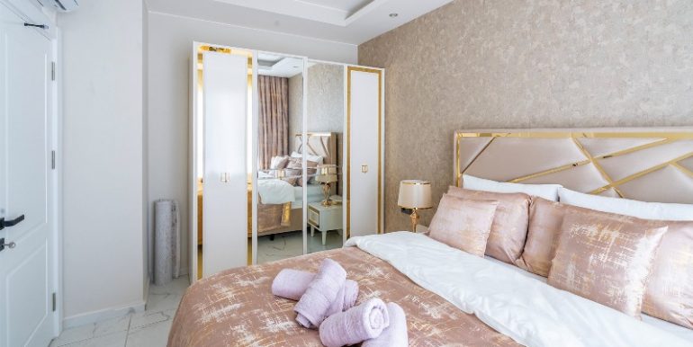 Neubau Meerblick Wohnung Alanya Meereslinie Möbliert 7
