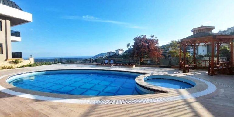 Neubau Meerblick Wohnung in Alanya Nord zu verkaufen 2