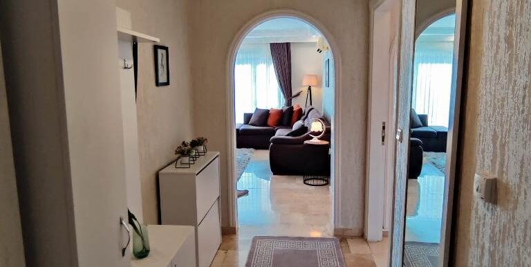 Strandnahe Meerblick Wohnung Alanya Tosmur Dimcay 13