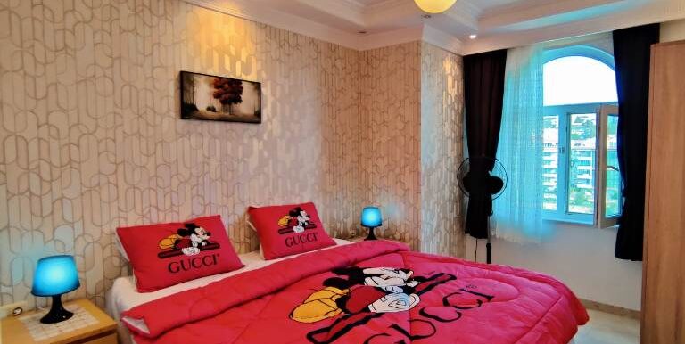 Strandnahe Meerblick Wohnung Alanya Tosmur Dimcay 16