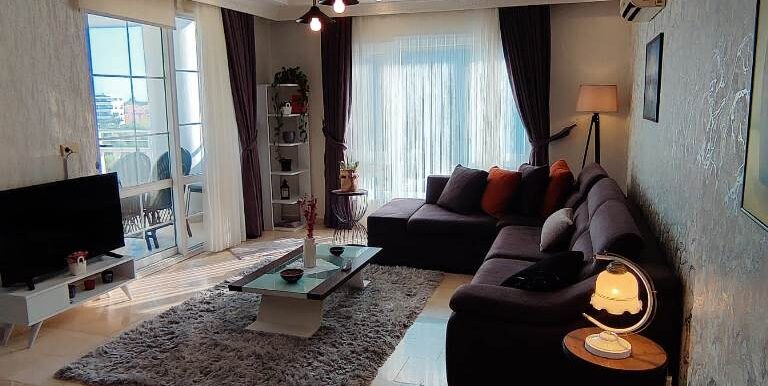 Strandnahe Meerblick Wohnung Alanya Tosmur Dimcay 24