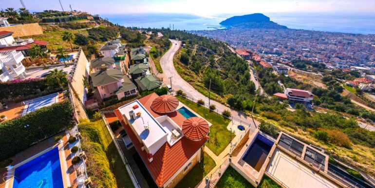 NEUBAU LUXUS VILLA ALANYA TEPE BEKTAS 3