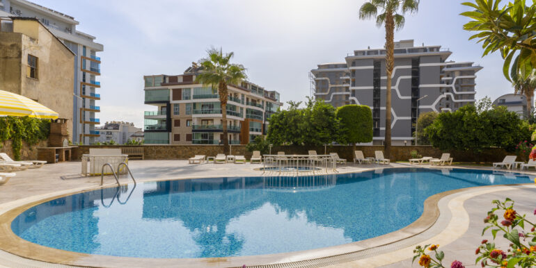 Schöne Große Meerblick Wohnung in Alanya Tosmur 10
