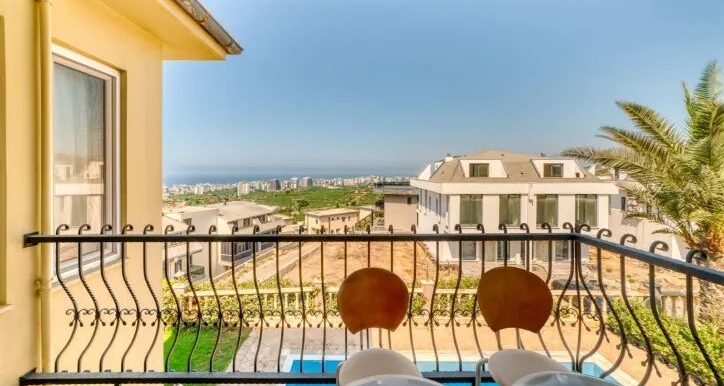 Alanya Privatvilla mit Meerblick im Angebot 38