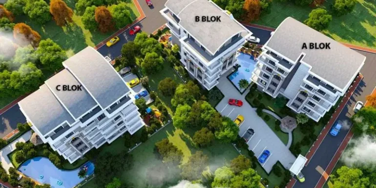 Erstbezug Neubau Wohnungen Alanya AH23 13