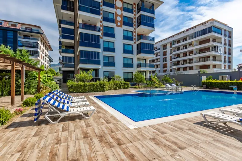 Exklusive Meerblick Penthouse Wohnung Meereslinie Alanya 19