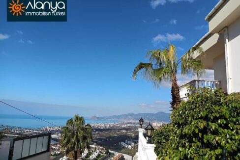meerblick villa in alanya für 189.000