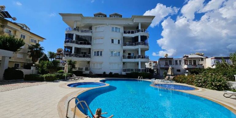 Strandnahe Dublex Wohnung in Alanya Tosmur 44