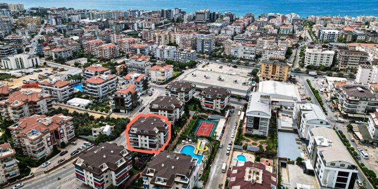 Trio City Blue Wohnung mit 3 Schlafzimmer Alanya Oba 14