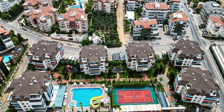 Trio City Blue Wohnung mit 3 Schlafzimmer Alanya Oba 15