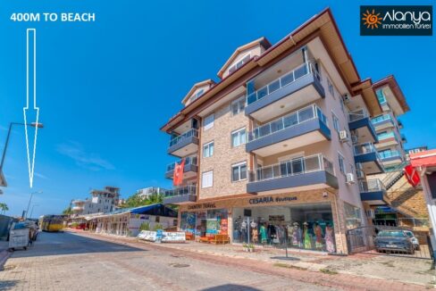 3 Zimmer Strandnahe Wohnung in Alanya Kestel 112.000 Euro