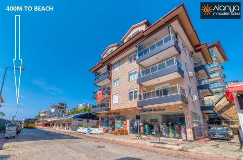 3 Zimmer Strandnahe Wohnung in Alanya Kestel 112.000 Euro