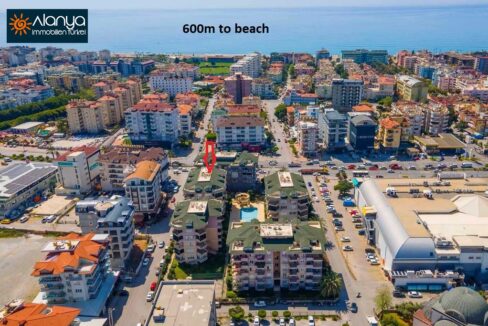 3 Zimmer Wohnung Gegen Über ALANYUM Einzugsbereit