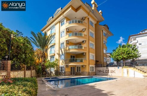 Alanya Zentrum 3 Zimmer Wohnung mit Pool
