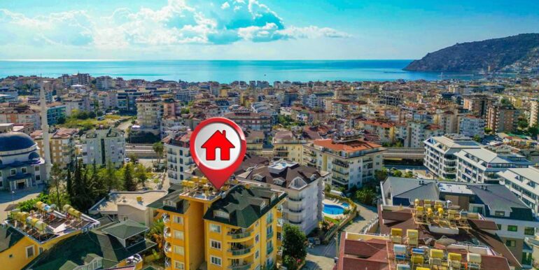 Alanya Zentrum 3 Zimmer Wohnung mit Pool 2