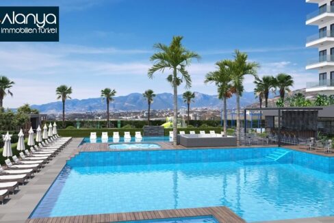 Neubau Luxus Wohnung mit Meerblick Alanya 125.000 Euro 1