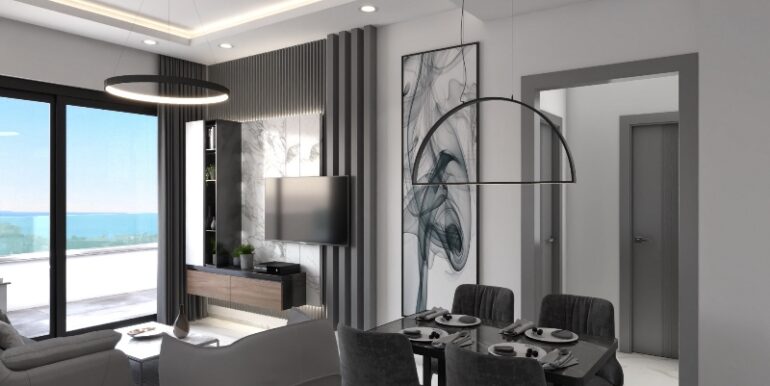 Neubau Luxus Wohnung mit Meerblick Alanya 125.000 Euro 6