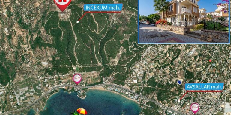 4 Zimmer Ottoman Villa 225.000 Euro Alanya Incekum 4