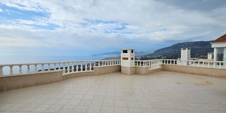 Alanya Meerblick Villa Auf Langzeit zu Vermieten 32