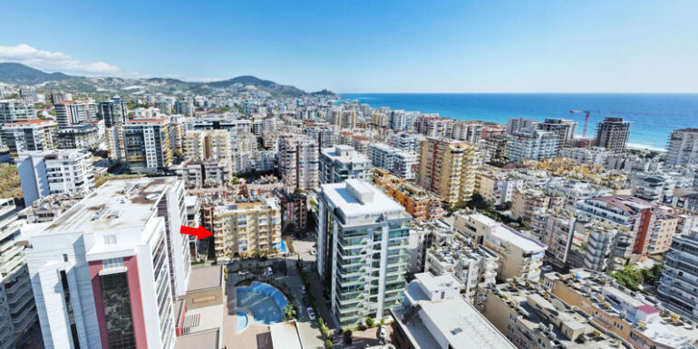 Strandnahe 3 Zimmer Wohnung Alanya Einzugsbereit für 89000 Euro 78