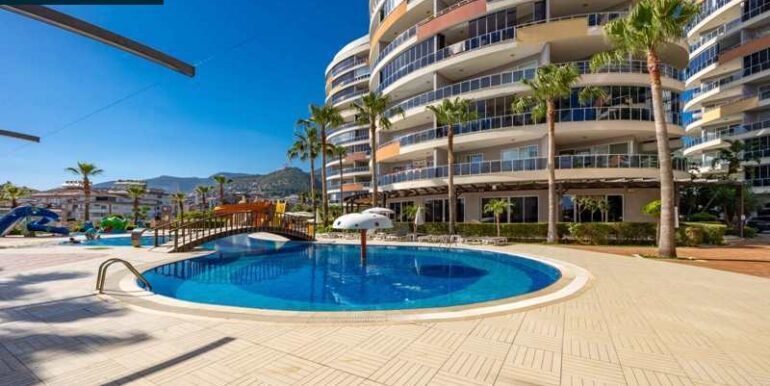 3 Zımmer Luxus Residence Wohnung Alanya 145.000 Euro Einzugsbereit 1