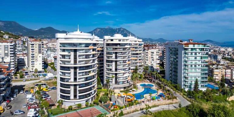 3 Zımmer Luxus Residence Wohnung Alanya 145.000 Euro Einzugsbereit 5