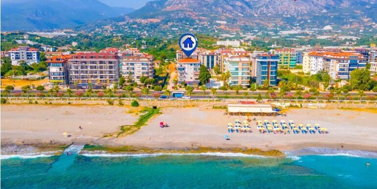 Alanya Kestel Strand Wohnung I.Meereslinie 20