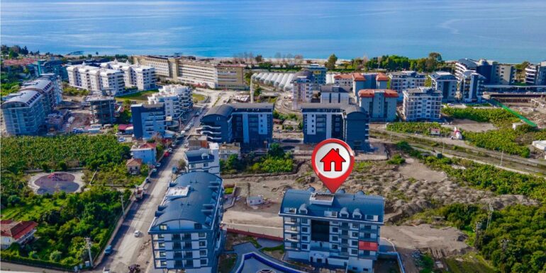 Neubau Strand Wohnung Alanya Kargıcak 110.000 Euro 18